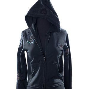 BCBGMAXAZRIA Girls Black Hoodie 16